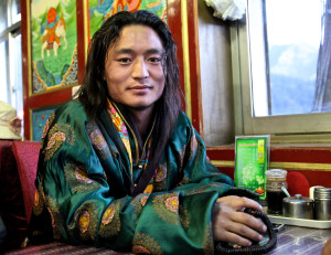 The handsomest yak herder in all of China. Tara Guest House, Xiahe.